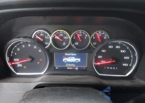 2021 Chevrolet Silverado 1500 4Wd Short Bed Custom z USA, uszkodzony, nr VIN 1GCPYBEK7MZ280000